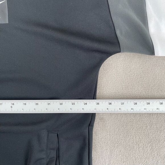 Nike Air Pack Track Jacket Black Anthracite White Full Zip SpellOut Long Sleeve - Picture 8 of 11